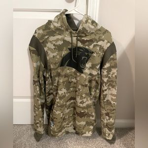 NFL Nike Dri-Fit Carolina Panthers Salute to Service Hoodie